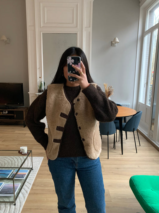 Veste sans manche réversible EMMA