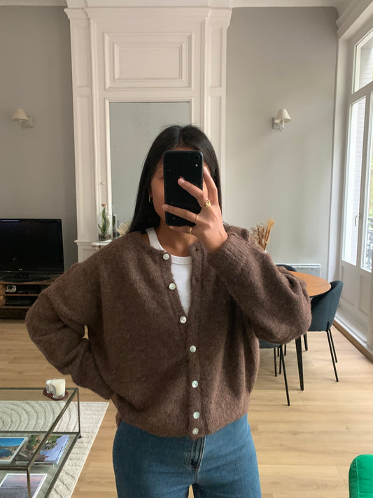 Gilet ACHILLE noisette